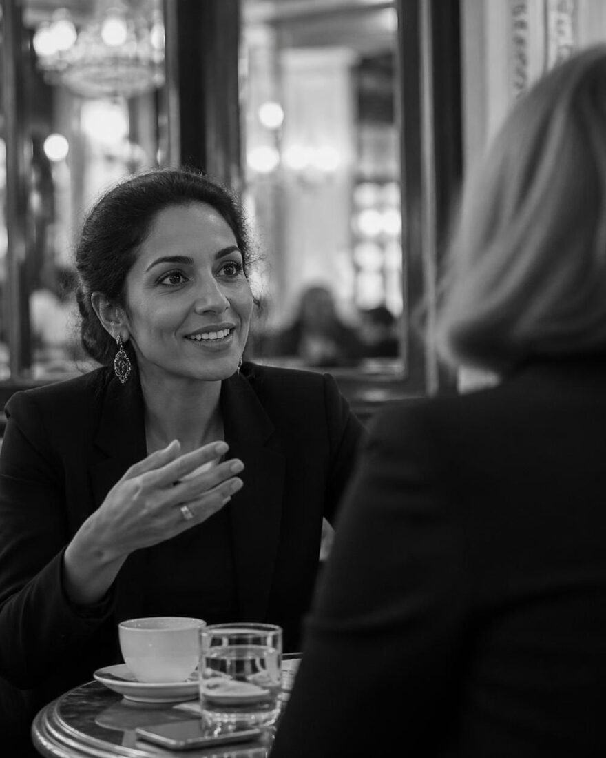 A considered conversation over coffee